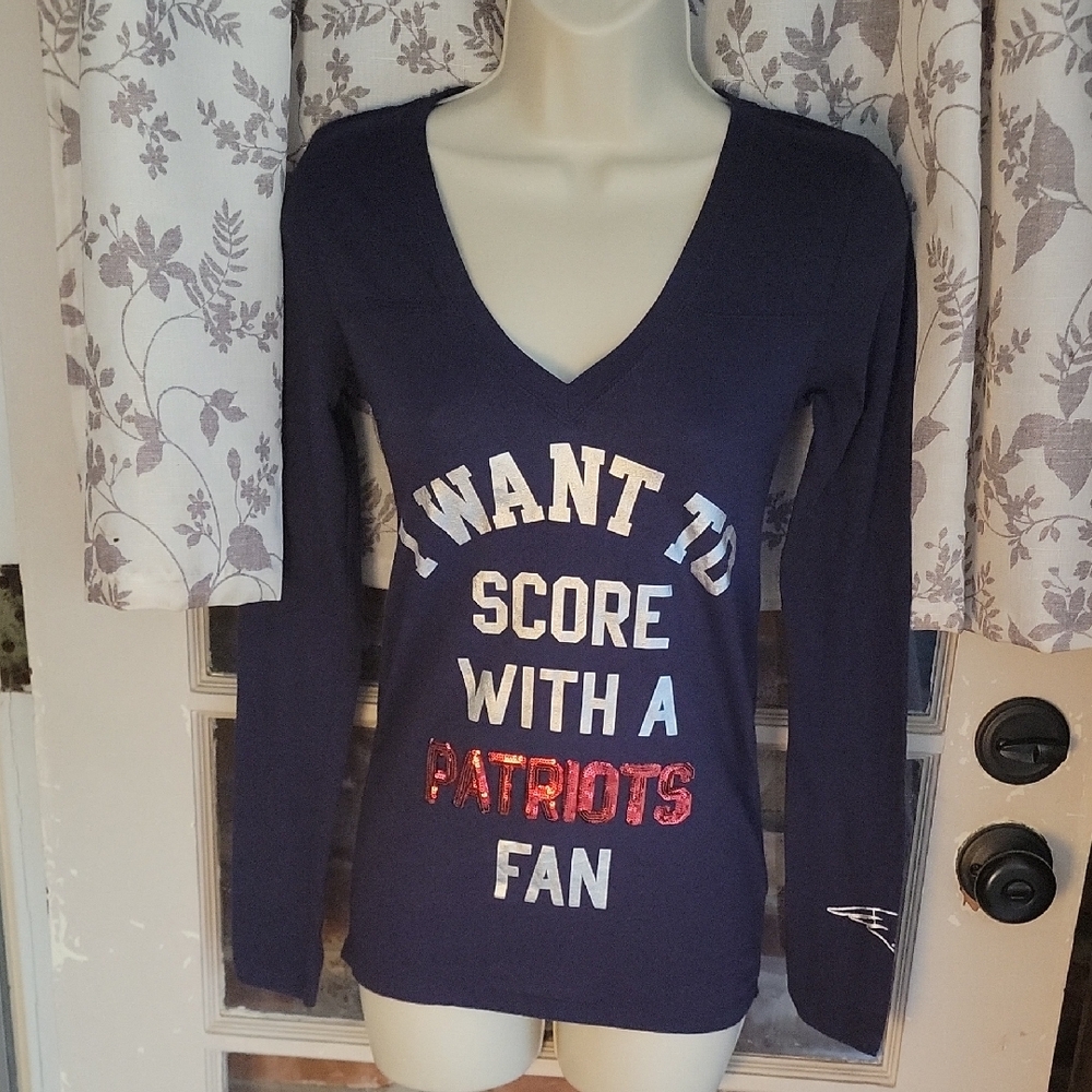 PINK Victoria's Secret Navy NFL NEW ENGLAND PATRIOTS!!! RARE!!!